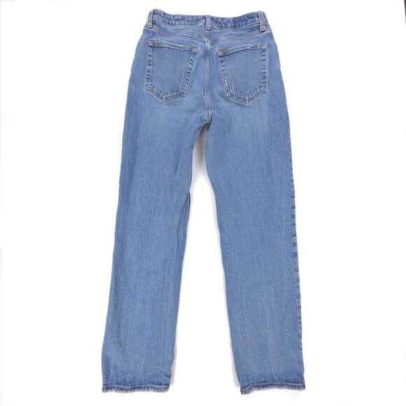 ABERCROMBIE Curve Love Dad High Rise Jeans Clean Girl Minimal Y2k 90s Essential - Picture 5 of 8
